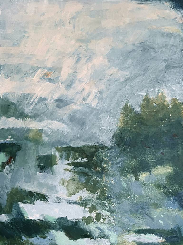 Original Abstract Landscape Paintings by Sandra Lee Kennedy