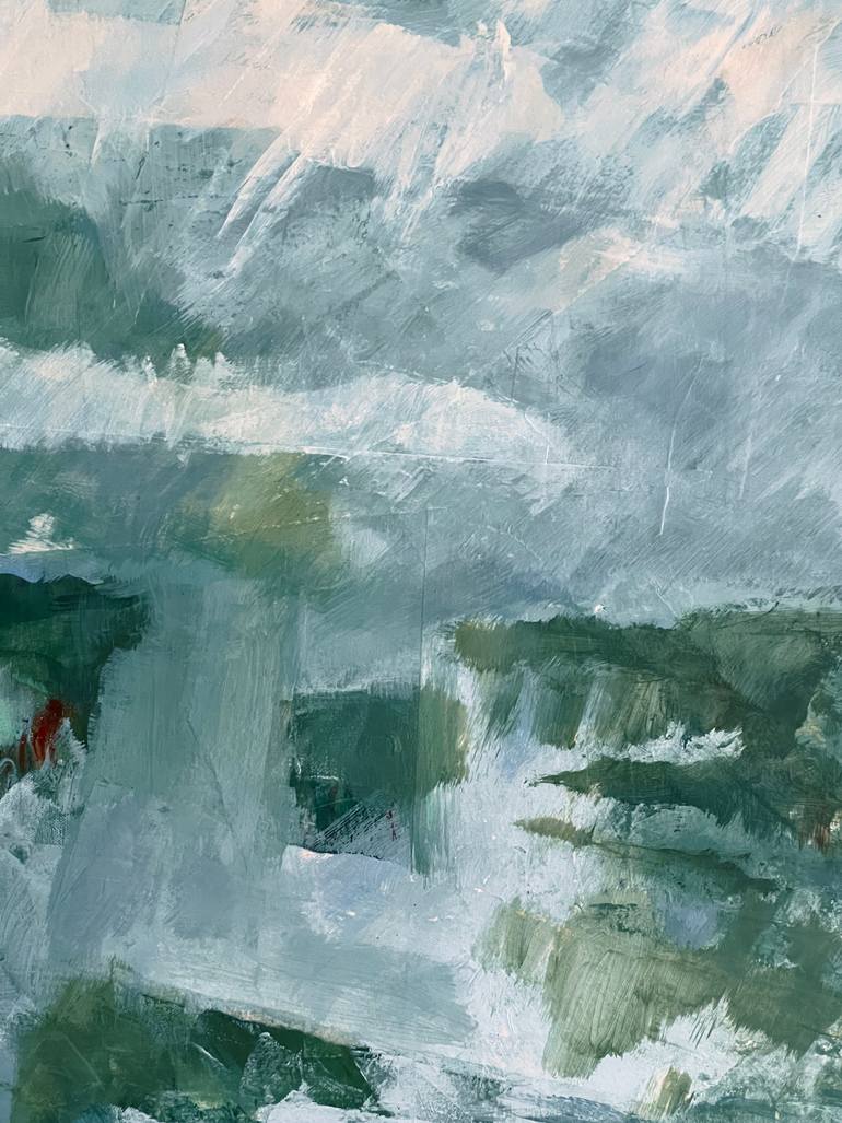 Original Abstract Landscape Painting by Sandra Lee Kennedy