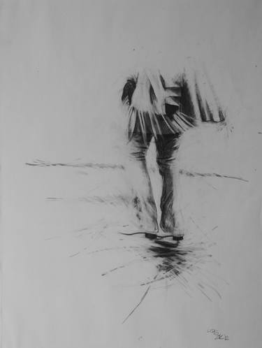 Original Figurative People Drawings by Sandra Lee Kennedy