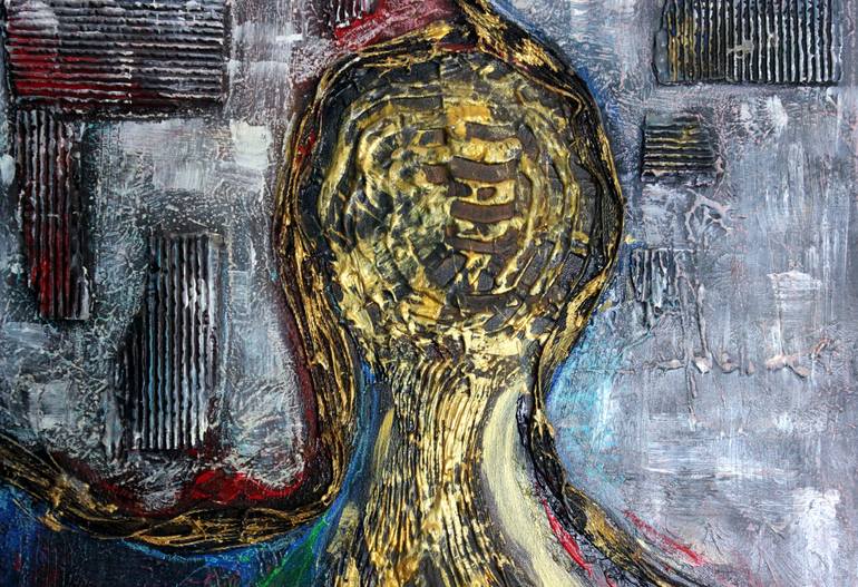 Original Abstract Expressionism Abstract Painting by Sandor Kovacs