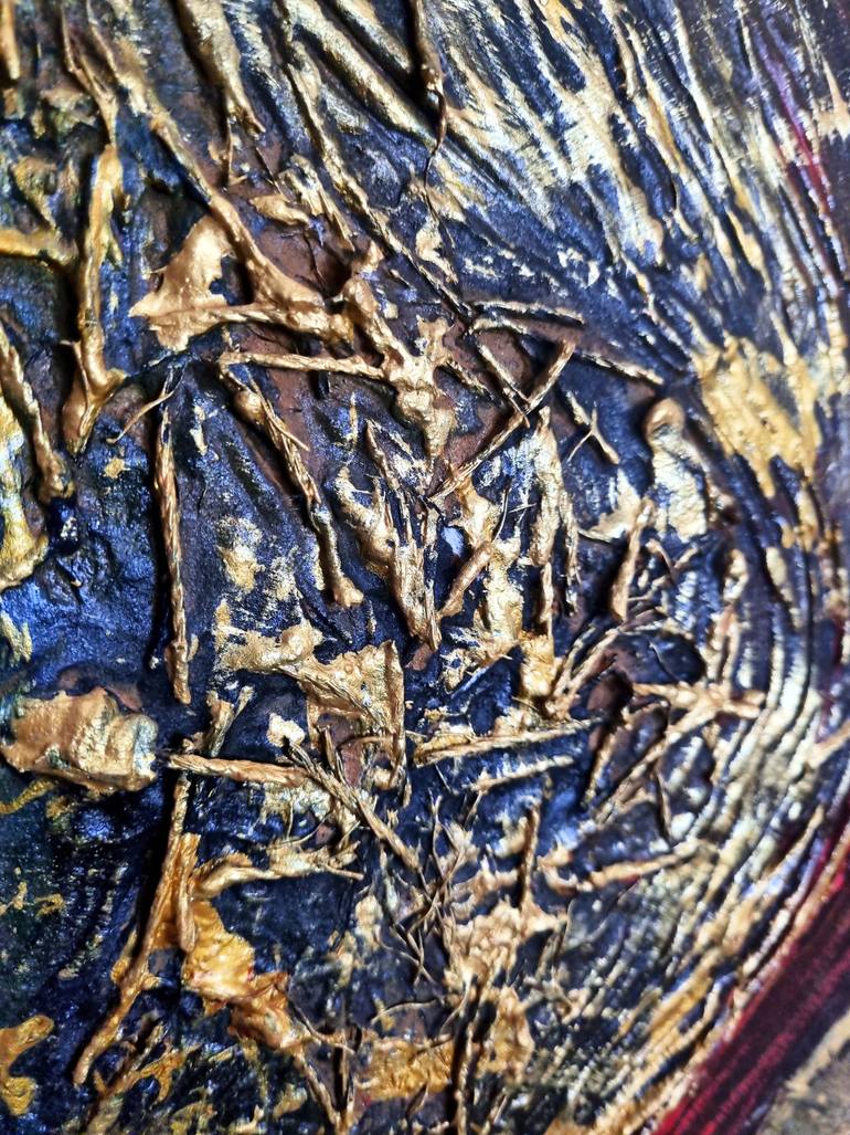 Original Abstract Expressionism Abstract Painting by Sandor Kovacs