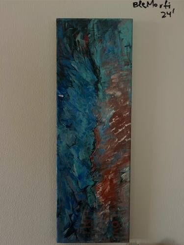 Original Abstract Expressionism Abstract Painting by Eva Konstantinou