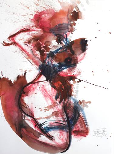 Print of Abstract Erotic Paintings by Dong Li-Blackwell