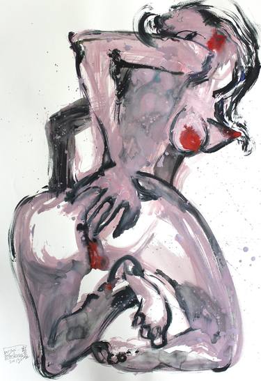 Saatchi Art Artist Dong Li-Blackwell; Paintings, “Untitled Lady H” #art