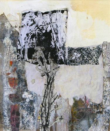 Print of Abstract Garden Collage by HELEN HILL