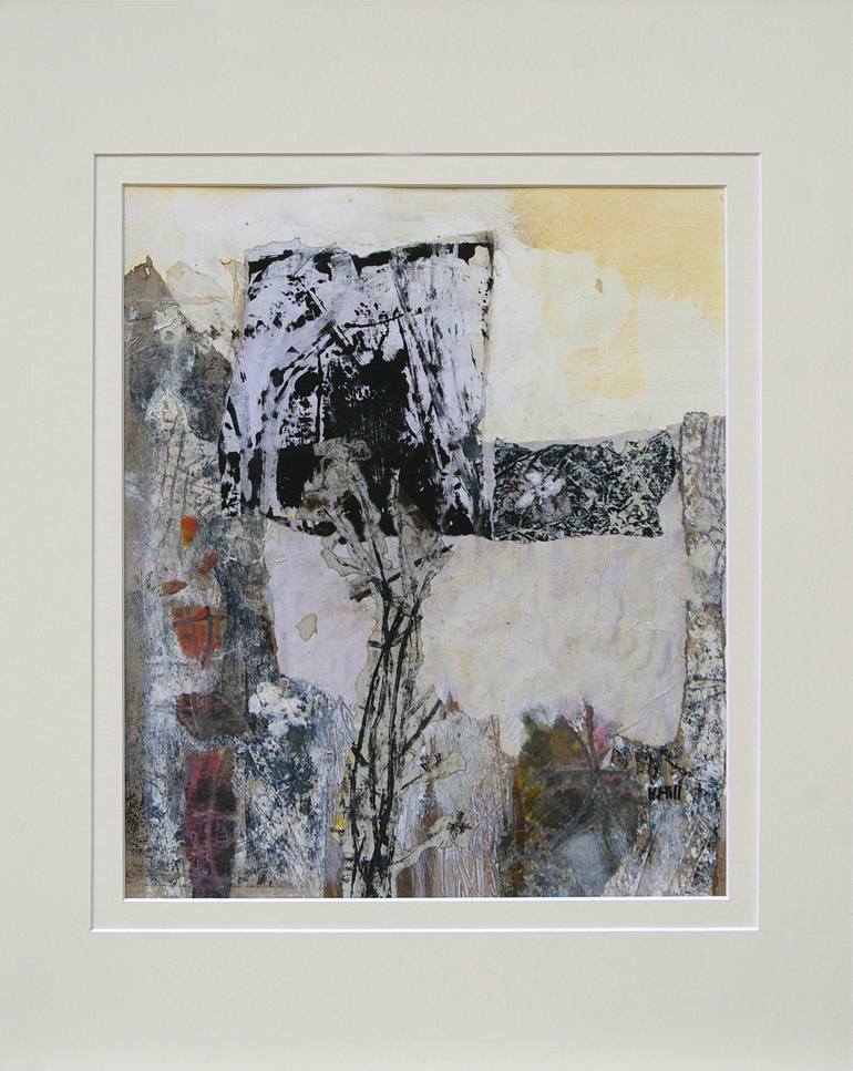 Original Abstract Garden Collage by Helen Hill