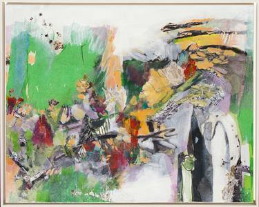 Print of Abstract Landscape Collage by HELEN HILL