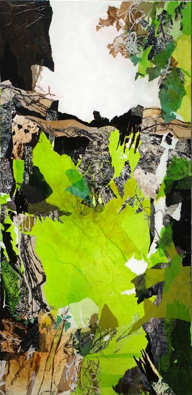 Print of Abstract Landscape Collage by HELEN HILL