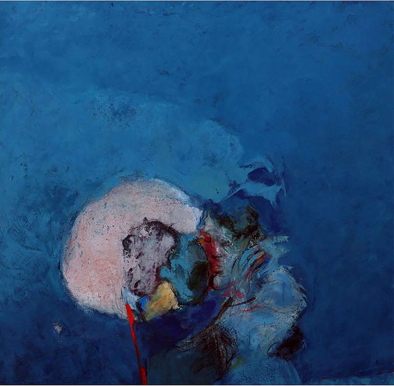 Under The Moonlight Painting By Nader Hamzeh Saatchi Art