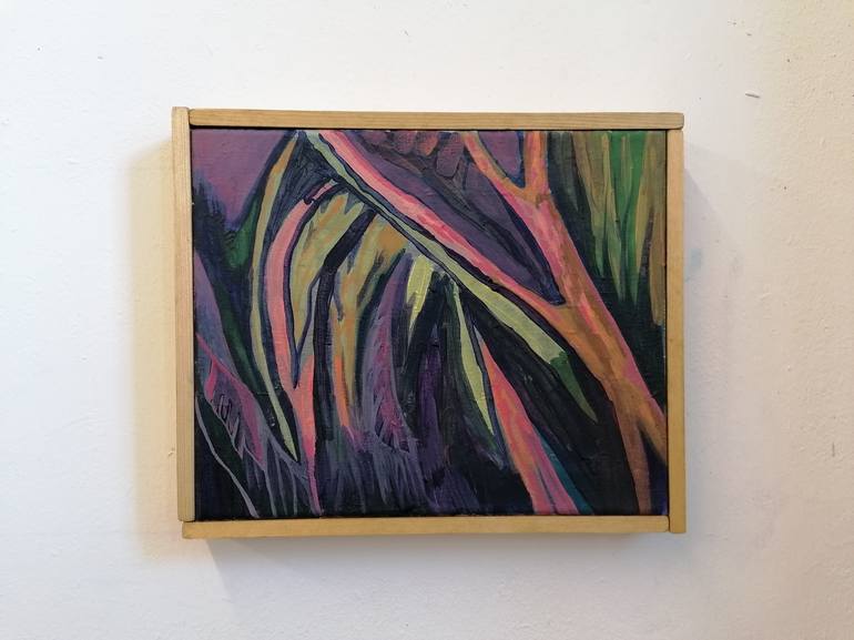 Original Abstract Garden Painting by Jasmine Mills