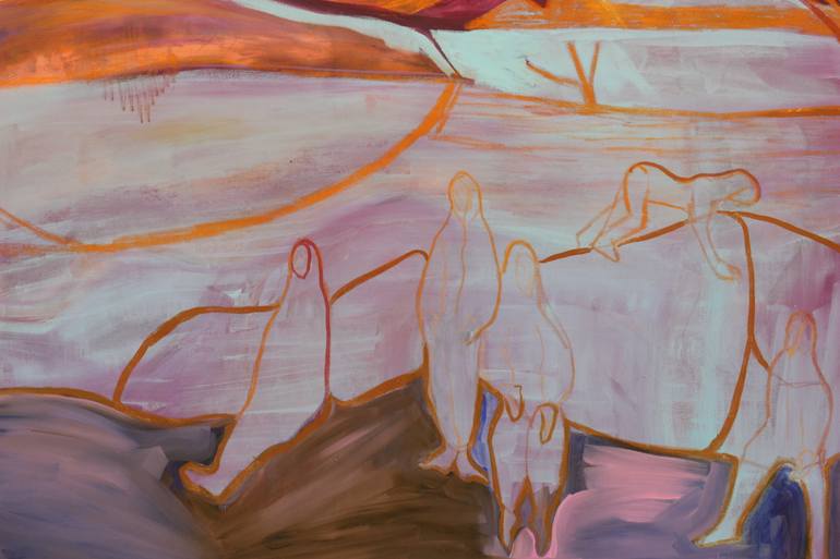 Original Abstract Expressionism Landscape Painting by Jasmine Mills