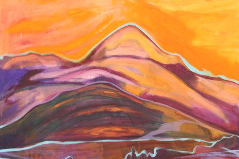 Original Abstract Expressionism Landscape Painting by Jasmine Mills