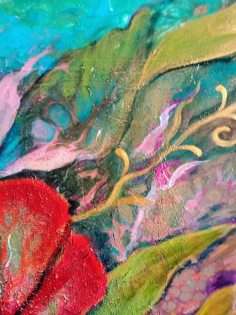 Original Impressionism Floral Painting by Lyudmila Sorokina