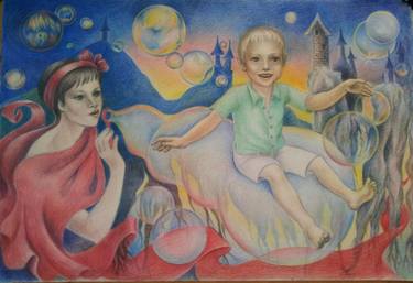 Print of Fantasy Paintings by Lyudmila Sorokina
