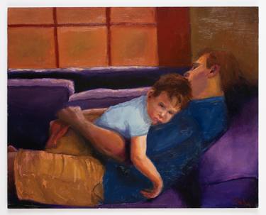 Original Figurative Children Paintings by Kevin Trabaris