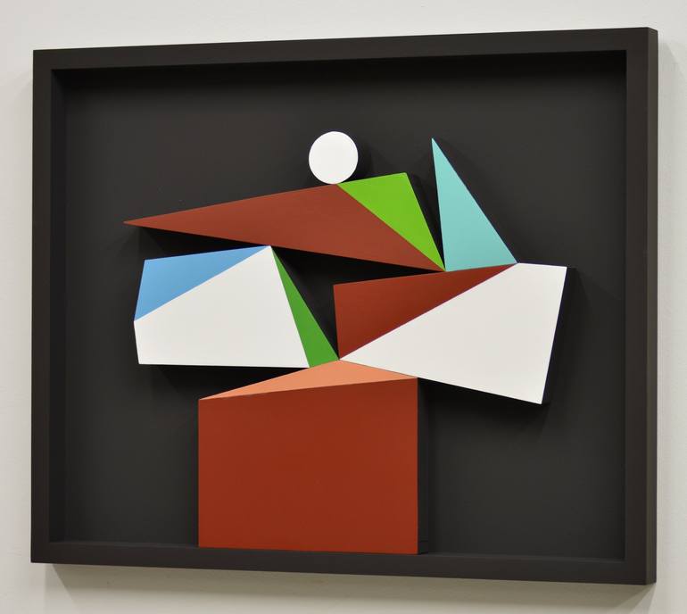 Original Contemporary Geometric Sculpture by Manuel Izquierdo