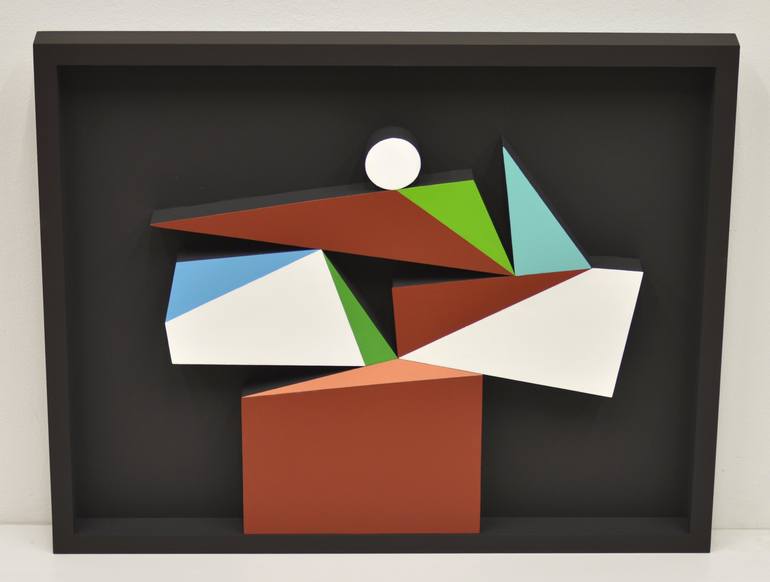 Original Contemporary Geometric Sculpture by Manuel Izquierdo