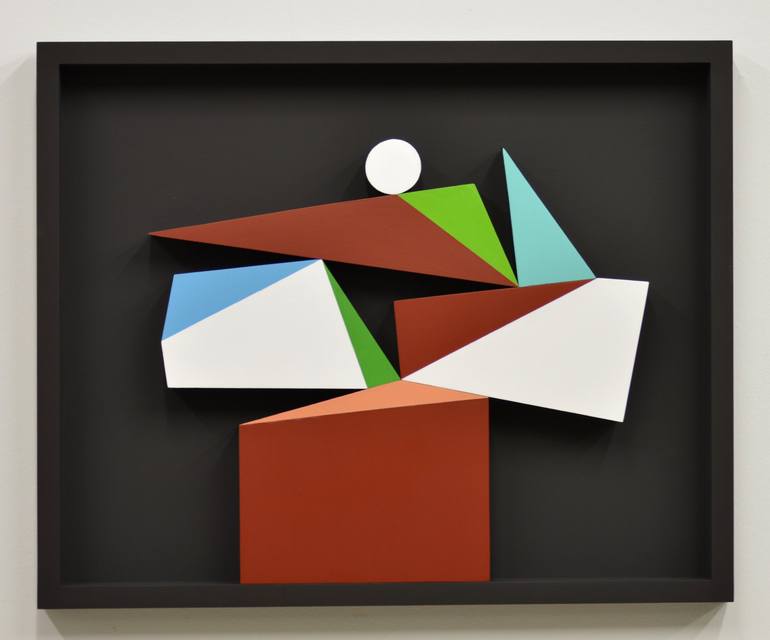 Original Contemporary Geometric Sculpture by Manuel Izquierdo