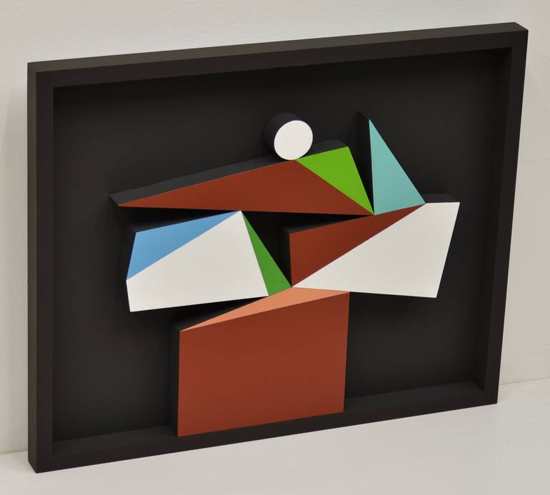 Original Contemporary Geometric Sculpture by Manuel Izquierdo