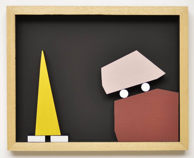 Original Abstract Geometric Sculpture by Manuel Izquierdo