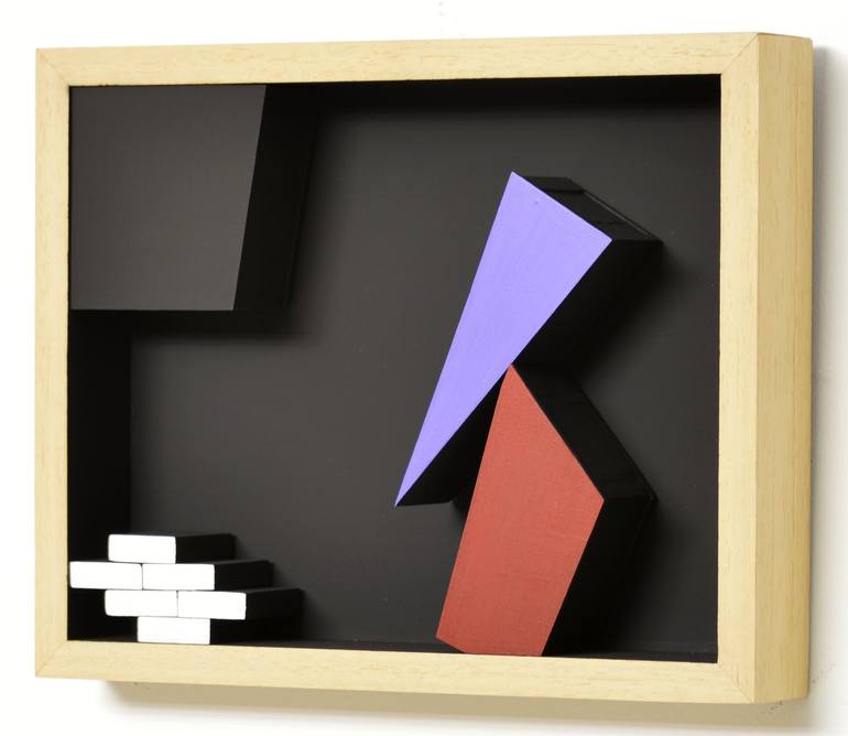 Original Abstract Geometric Sculpture by Manuel Izquierdo