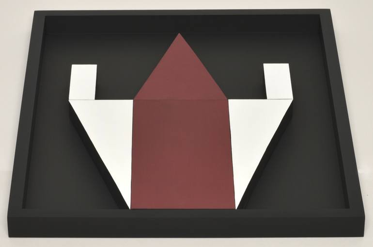 Original Minimalism Geometric Sculpture by Manuel Izquierdo