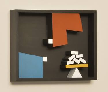 Print of Abstract Wall Sculpture by Manuel Izquierdo
