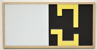 Original Abstract Geometric Sculpture by Manuel Izquierdo