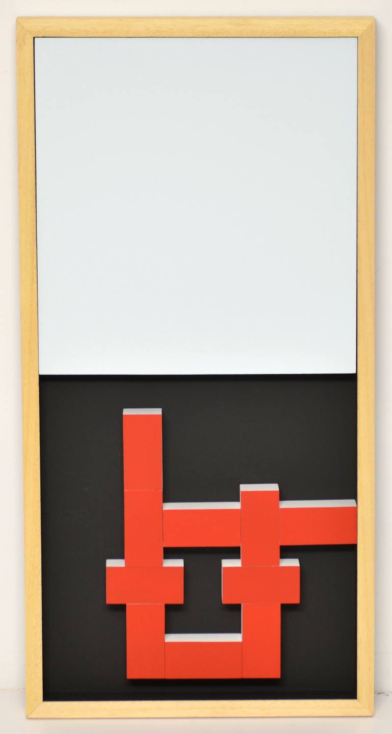 Original Minimalism Geometric Sculpture by Manuel Izquierdo