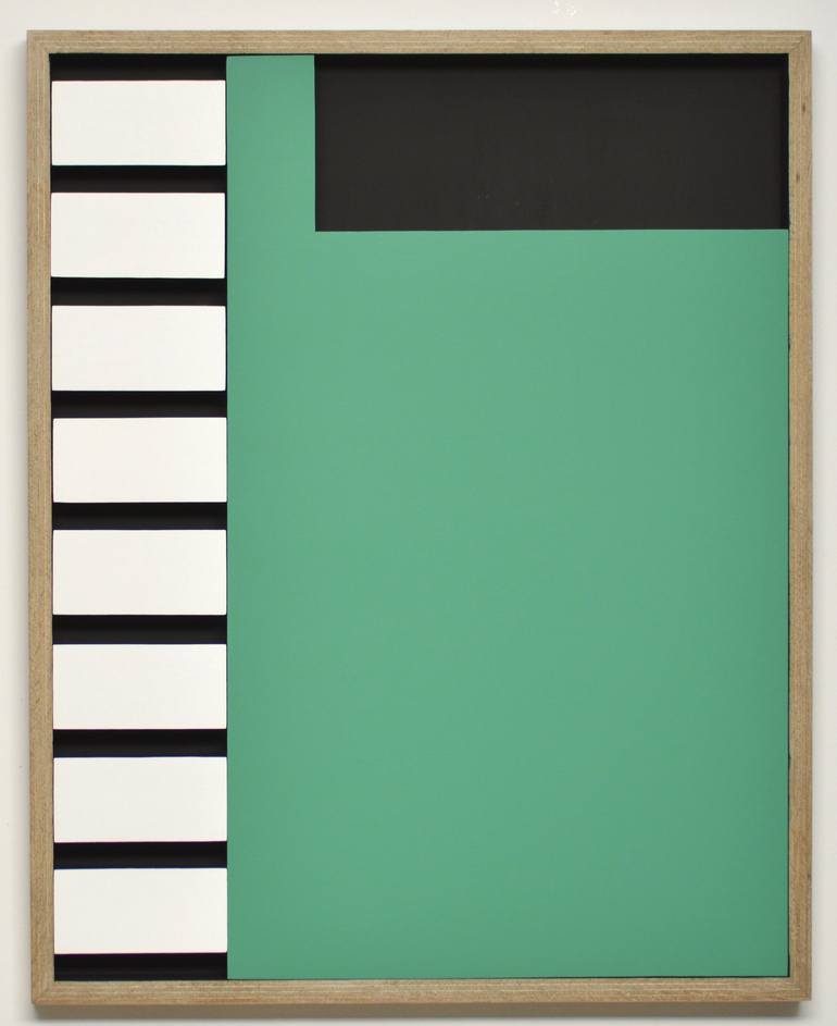 Original Abstract Geometric Sculpture by Manuel Izquierdo