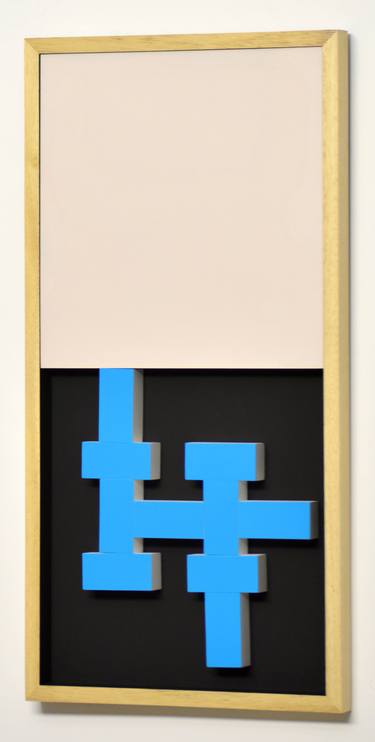 Original Minimalism Geometric Sculpture by Manuel Izquierdo