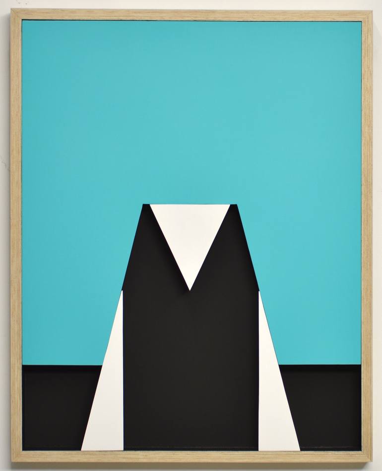 Original Abstract Geometric Sculpture by Manuel Izquierdo