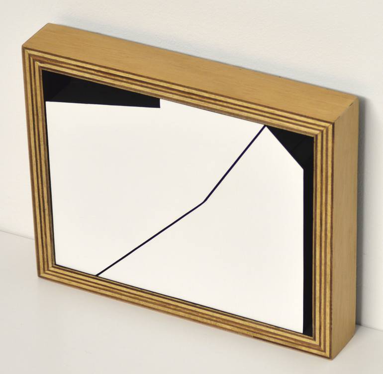 Original Minimalism Geometric Sculpture by Manuel Izquierdo