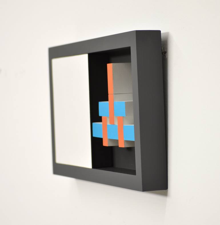 Original Abstract Geometric Sculpture by Manuel Izquierdo