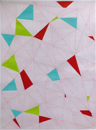 Print of Geometric Paintings by veronica romualdez