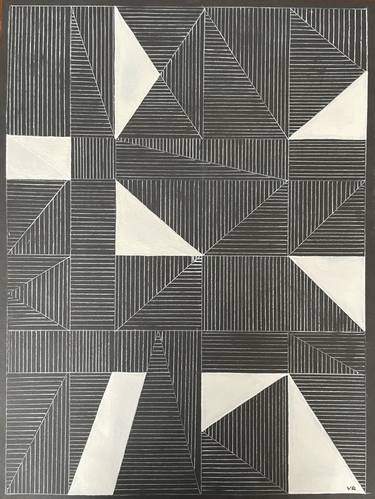 Print of Geometric Drawings by veronica romualdez