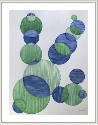 Blue & Green Circles #1 thumb