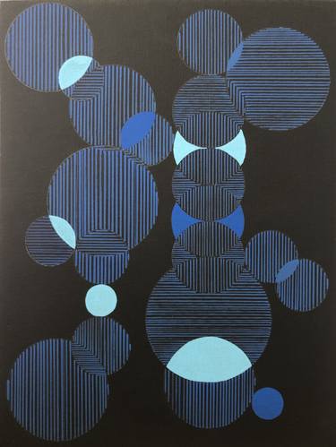 Print of Abstract Geometric Paintings by veronica romualdez