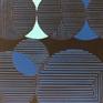 Starting with a small series of circles and lines against a black background. This one in various shades of blue. Most of my work is inspired by the clean and simple lines of mid century design and bauhaus style.

Hangs vertical or horizontal
Unframed
Signed
Certificate of Authenticity

Professional, artist quality, acid free canvas panel board