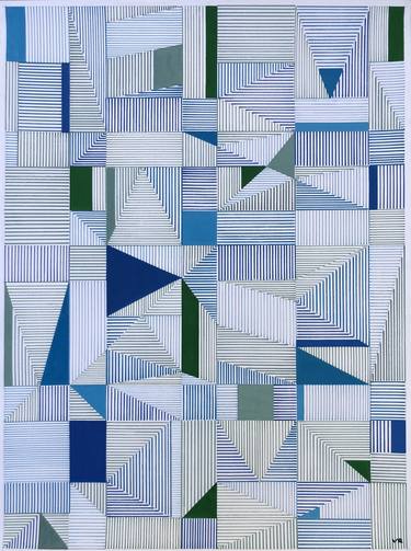 Saatchi Art Artist veronica romualdez; Painting, “Multi Lines 012” #art