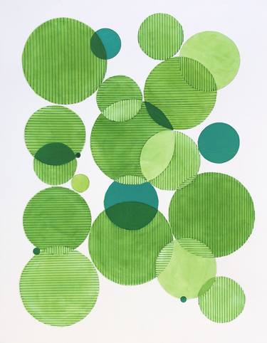 Print of Abstract Geometric Drawings by veronica romualdez