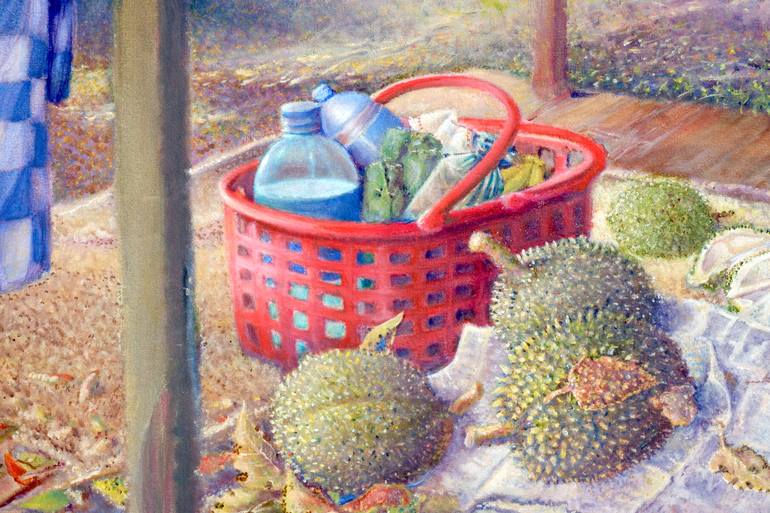 Original Documentary Still Life Painting by Tajuddin Gendut