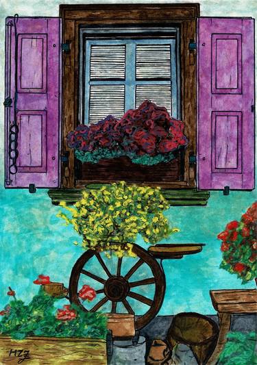 Print of Garden Paintings by Hanieh Zaab