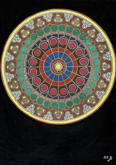 Print of Fine Art Geometric Paintings by Hanieh Zaab