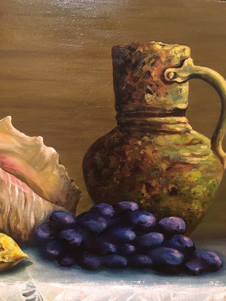 Original Realism Still Life Painting by Anastasia Kolosnitsyna