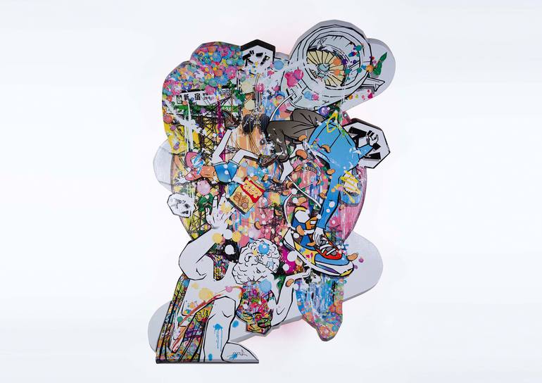 Original Street Art Pop Culture/Celebrity Sculpture by Yuya Saito