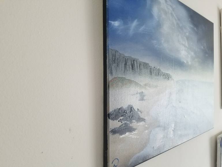 Original Surrealism Seascape Painting by Demetrio Vialpando