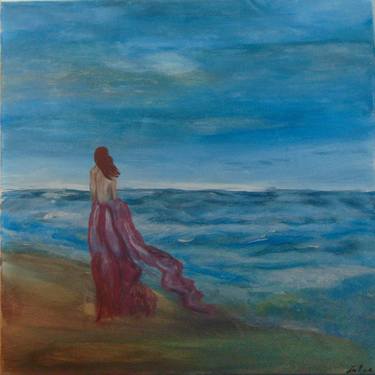 Print of Impressionism Beach Paintings by Cavarzan Cristiana