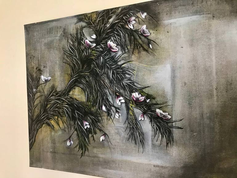 Original Abstract Expressionism Abstract Painting by Narine Kirakosyan