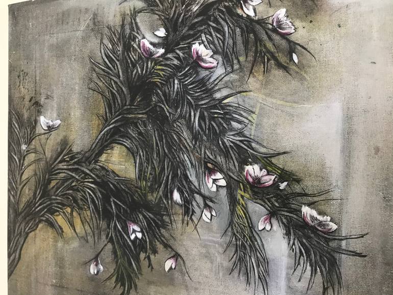 Original Abstract Expressionism Abstract Painting by Narine Kirakosyan